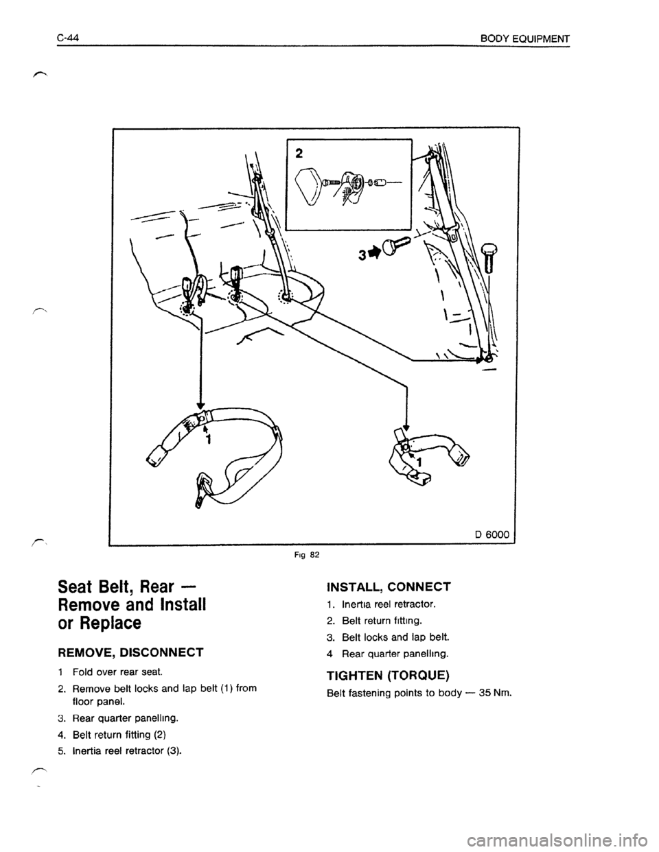 OPEL KADETT 1991  Electronic Workshop Manual Downloaded from www.Manualslib.com manuals search engine   