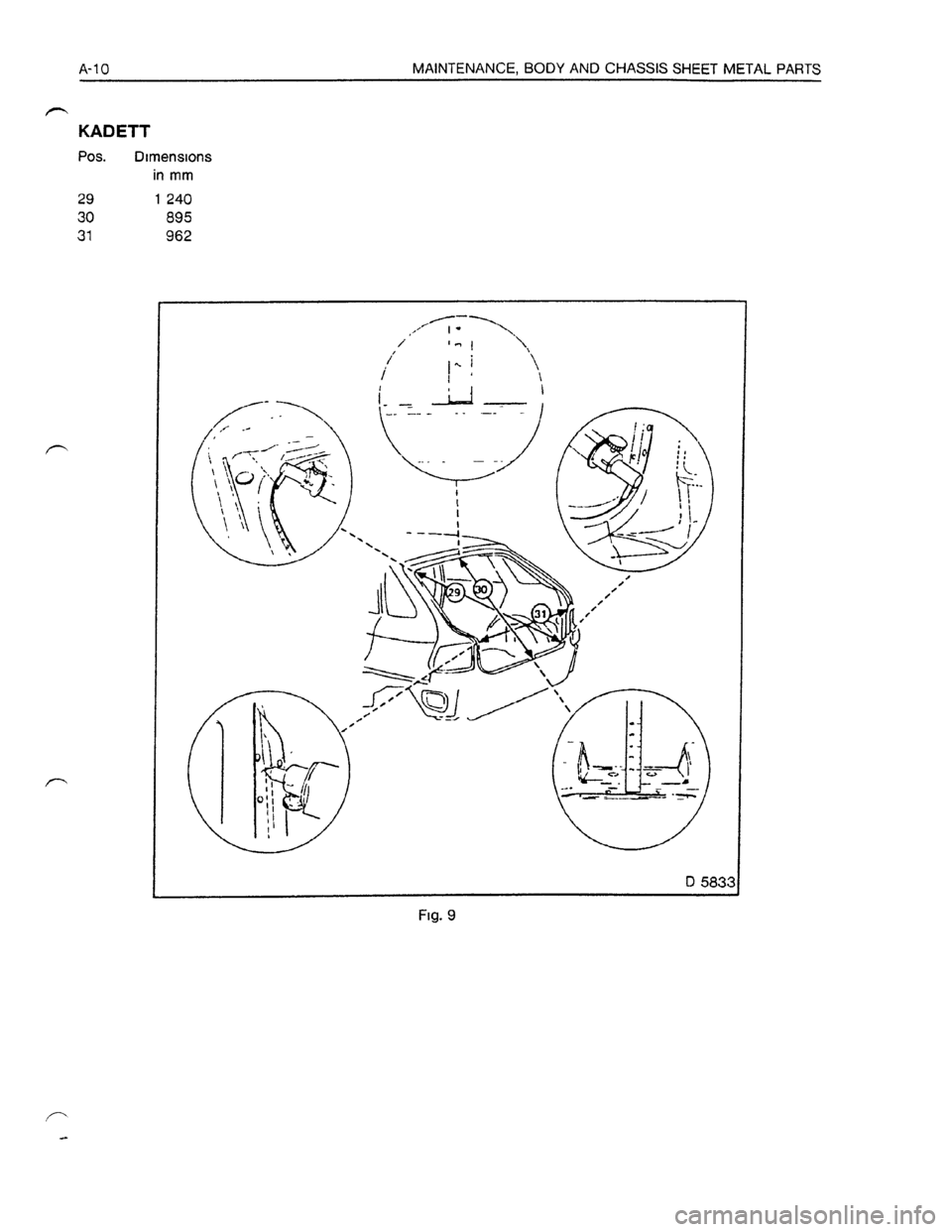 OPEL KADETT 1991  Electronic Workshop Manual Downloaded from www.Manualslib.com manuals search engine   