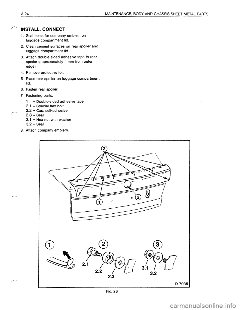OPEL KADETT 1991  Electronic Workshop Manual Downloaded from www.Manualslib.com manuals search engine   