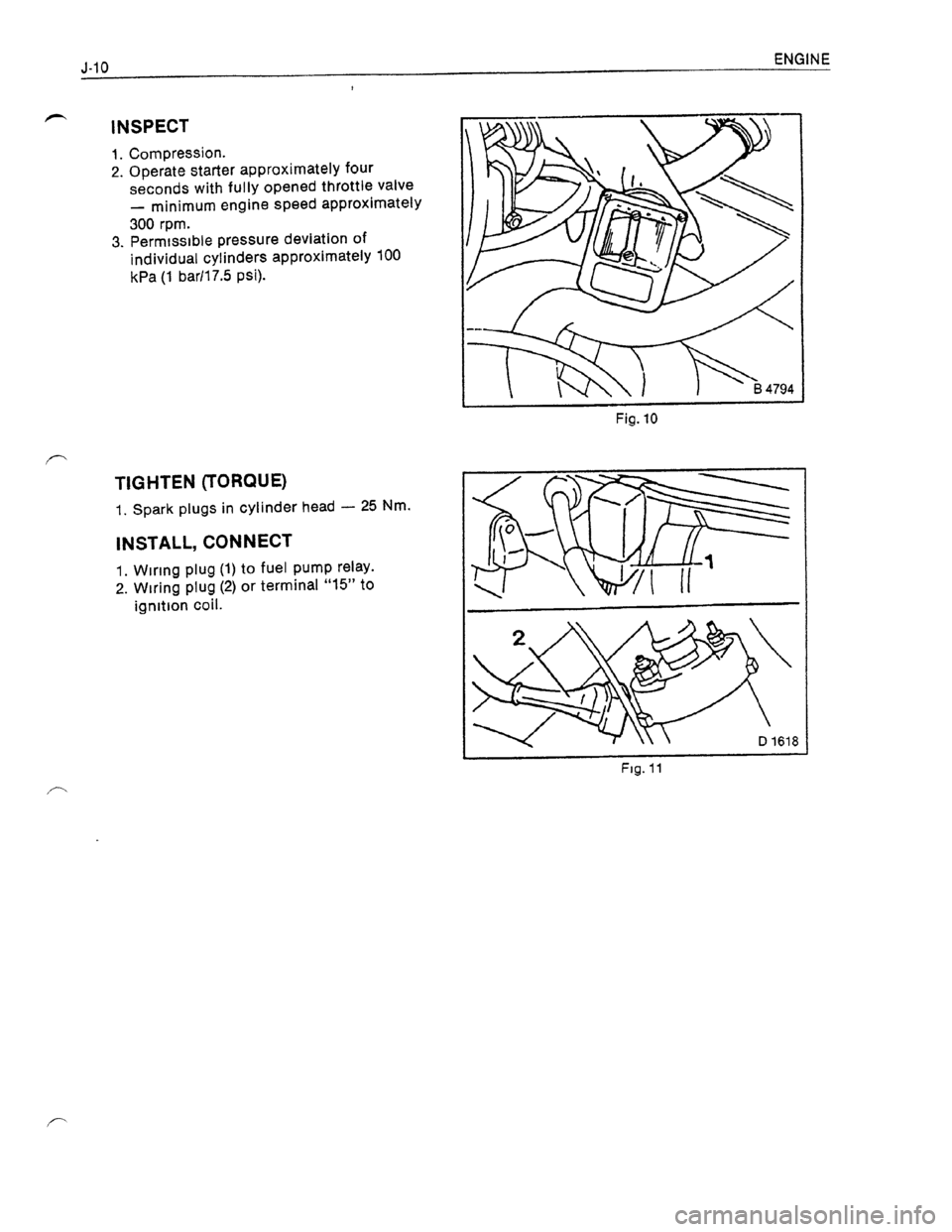 OPEL KADETT 1991  Electronic Workshop Manual Downloaded from www.Manualslib.com manuals search engine   