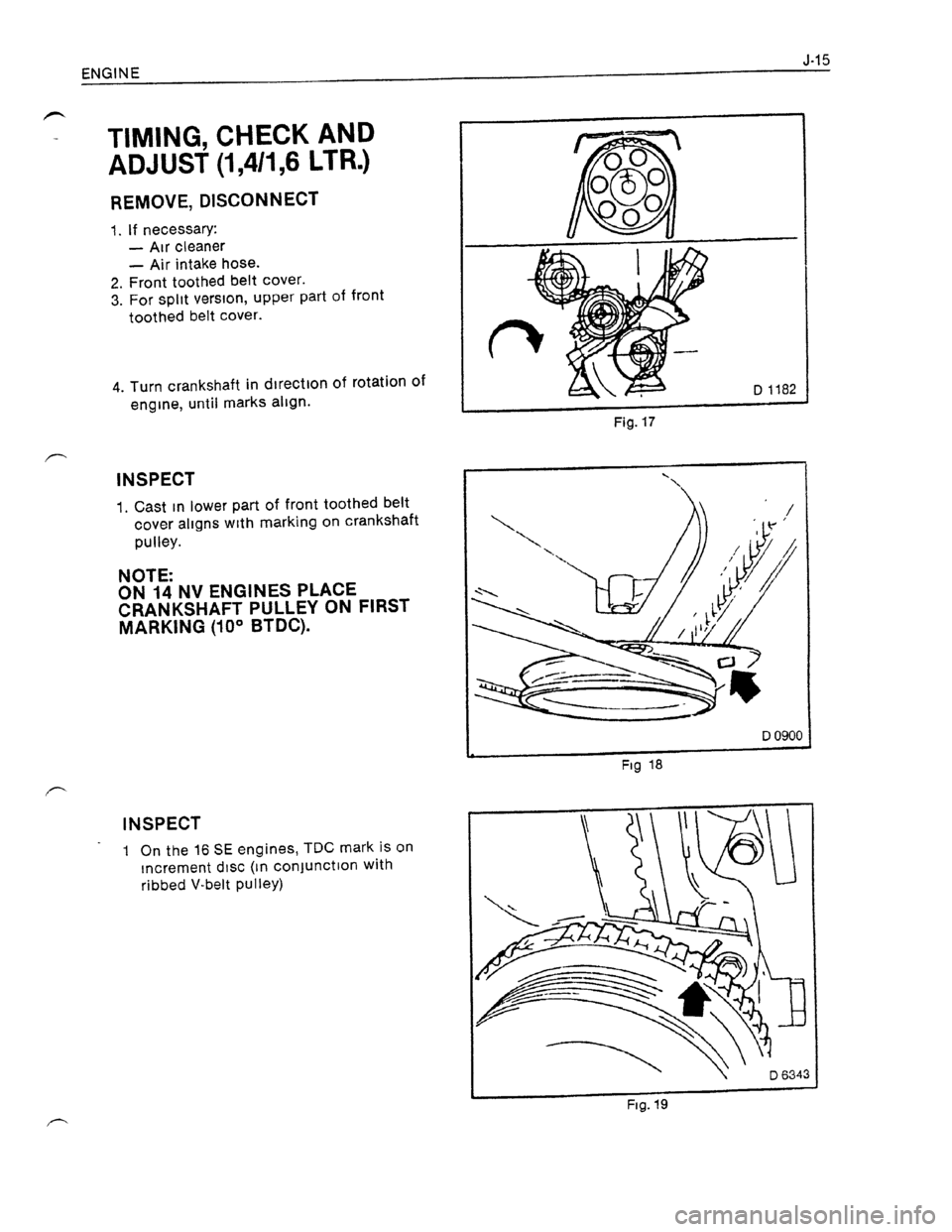 OPEL KADETT 1991  Electronic Workshop Manual Downloaded from www.Manualslib.com manuals search engine   