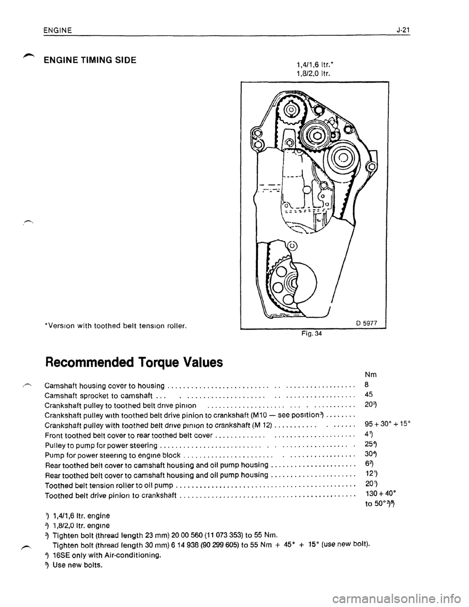 OPEL KADETT 1991  Electronic Workshop Manual Downloaded from www.Manualslib.com manuals search engine   