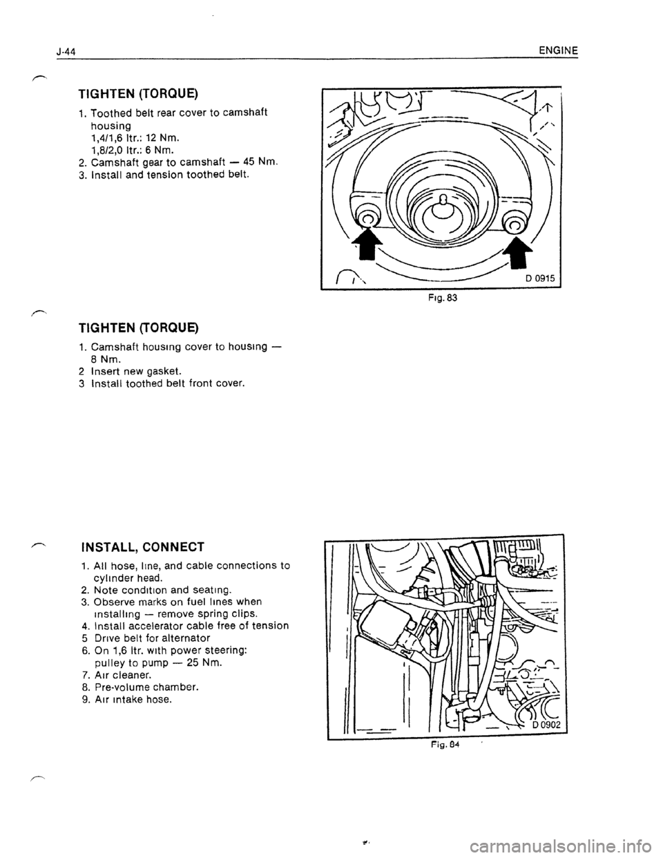OPEL KADETT 1991  Electronic Workshop Manual Downloaded from www.Manualslib.com manuals search engine   