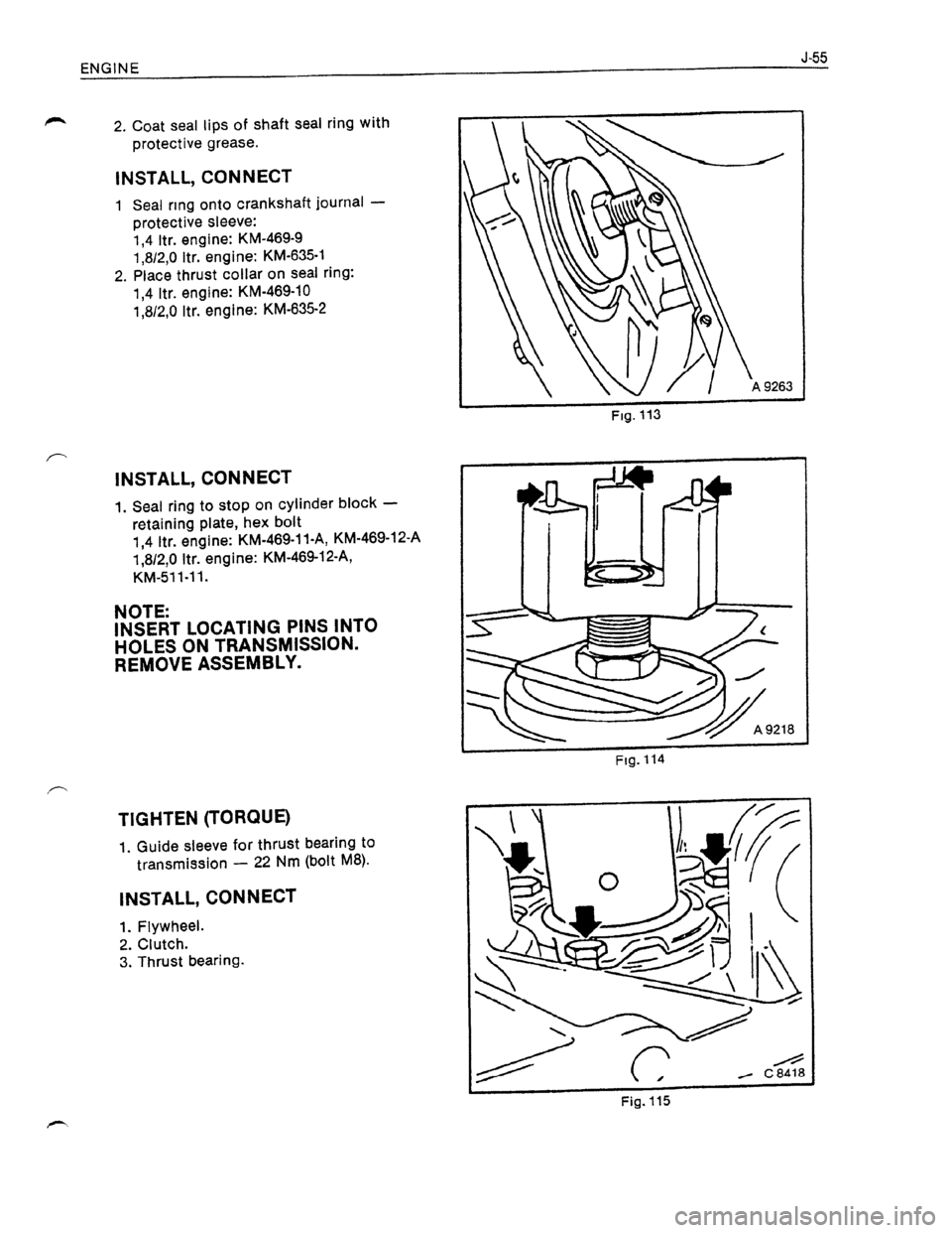 OPEL KADETT 1991  Electronic Workshop Manual Downloaded from www.Manualslib.com manuals search engine   