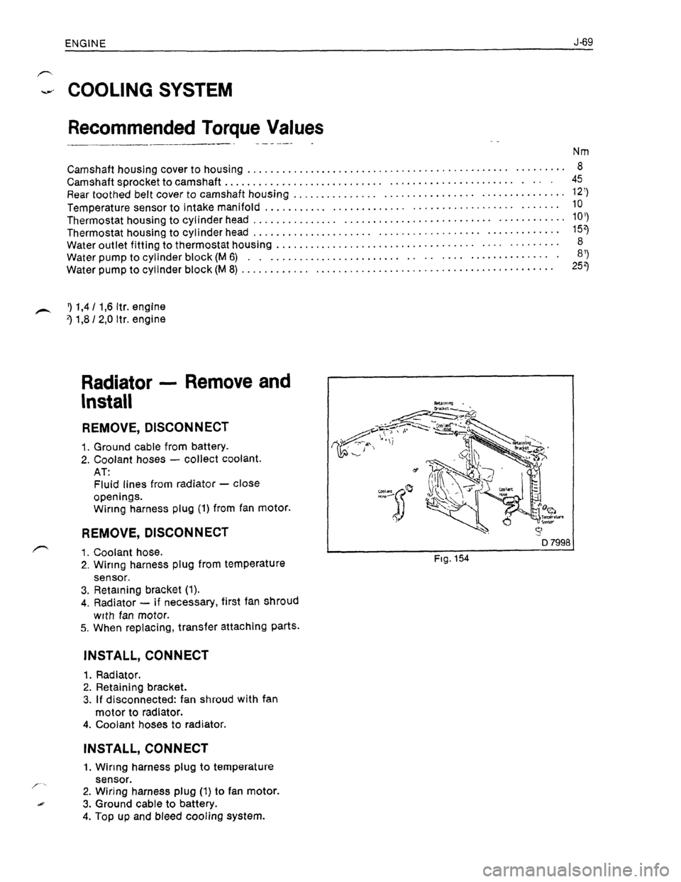 OPEL KADETT 1991  Electronic Workshop Manual Downloaded from www.Manualslib.com manuals search engine   