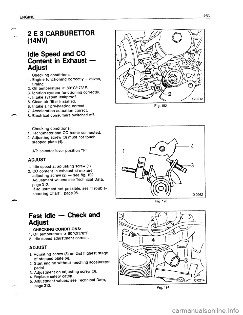 OPEL KADETT 1991  Electronic Workshop Manual Downloaded from www.Manualslib.com manuals search engine   
