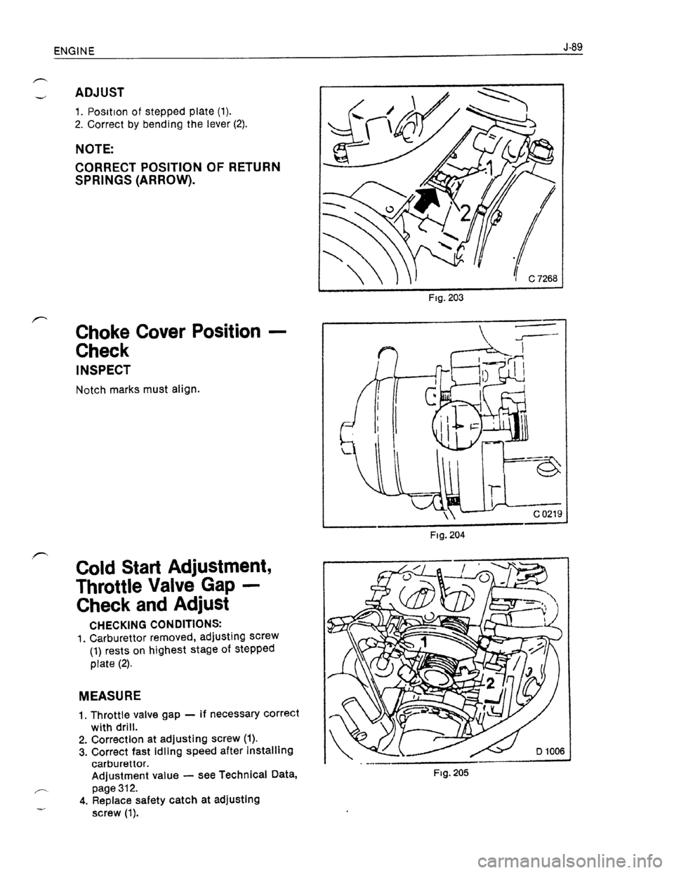 OPEL KADETT 1991  Electronic Workshop Manual Downloaded from www.Manualslib.com manuals search engine   