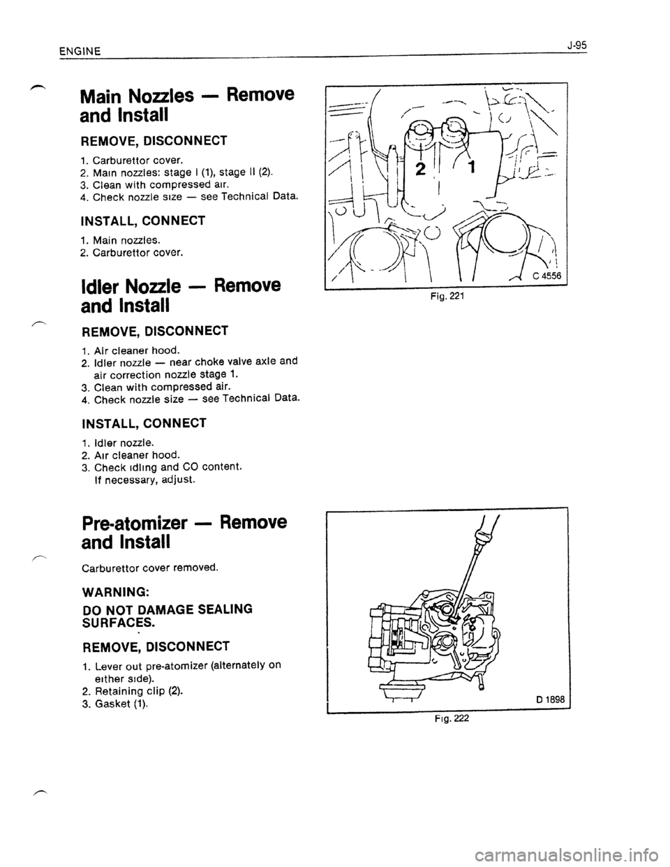 OPEL KADETT 1991  Electronic Workshop Manual Downloaded from www.Manualslib.com manuals search engine   