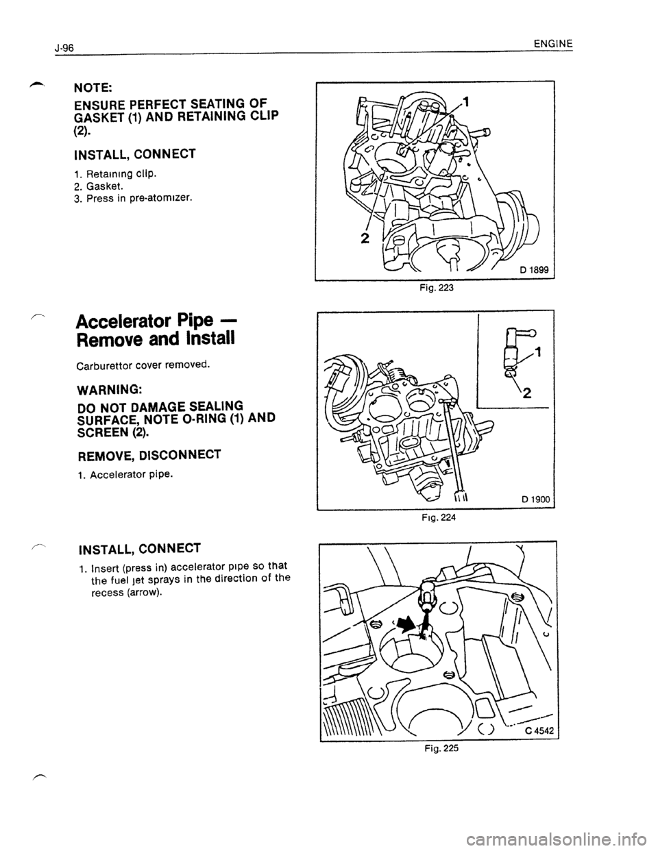 OPEL KADETT 1991  Electronic Workshop Manual Downloaded from www.Manualslib.com manuals search engine   