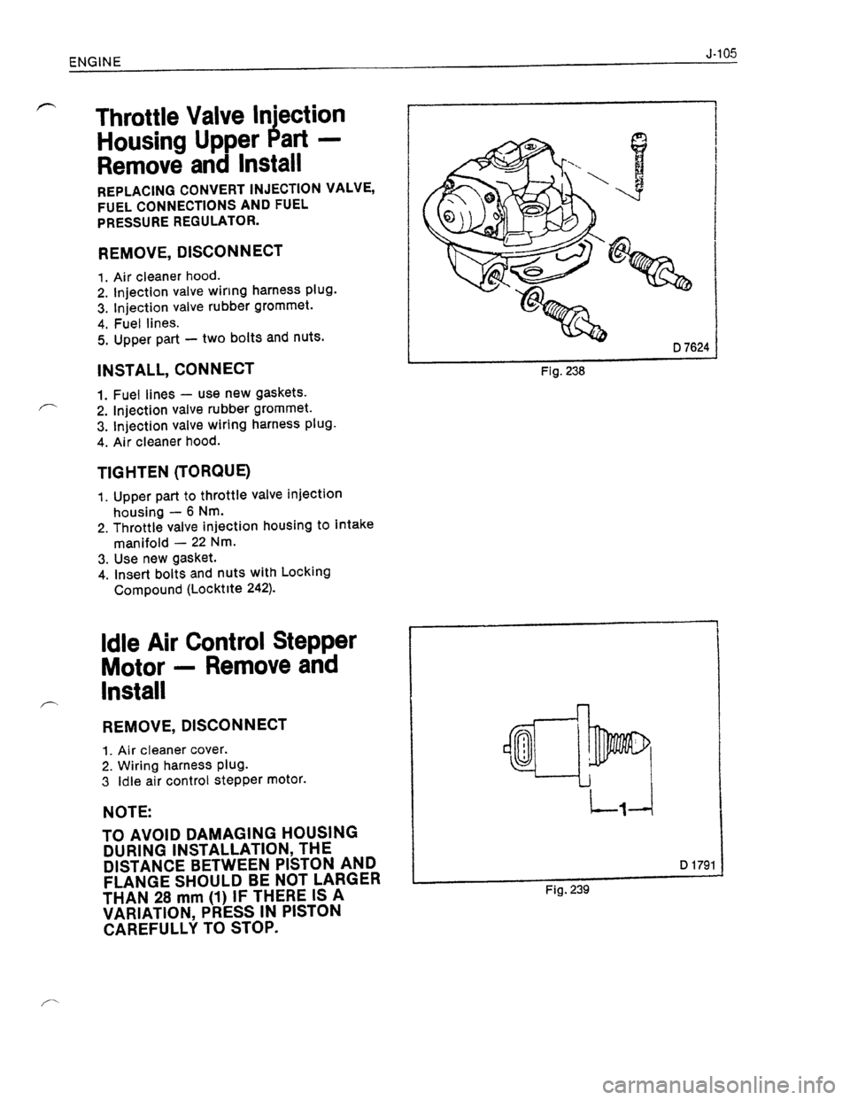 OPEL KADETT 1991  Electronic Workshop Manual Downloaded from www.Manualslib.com manuals search engine   
