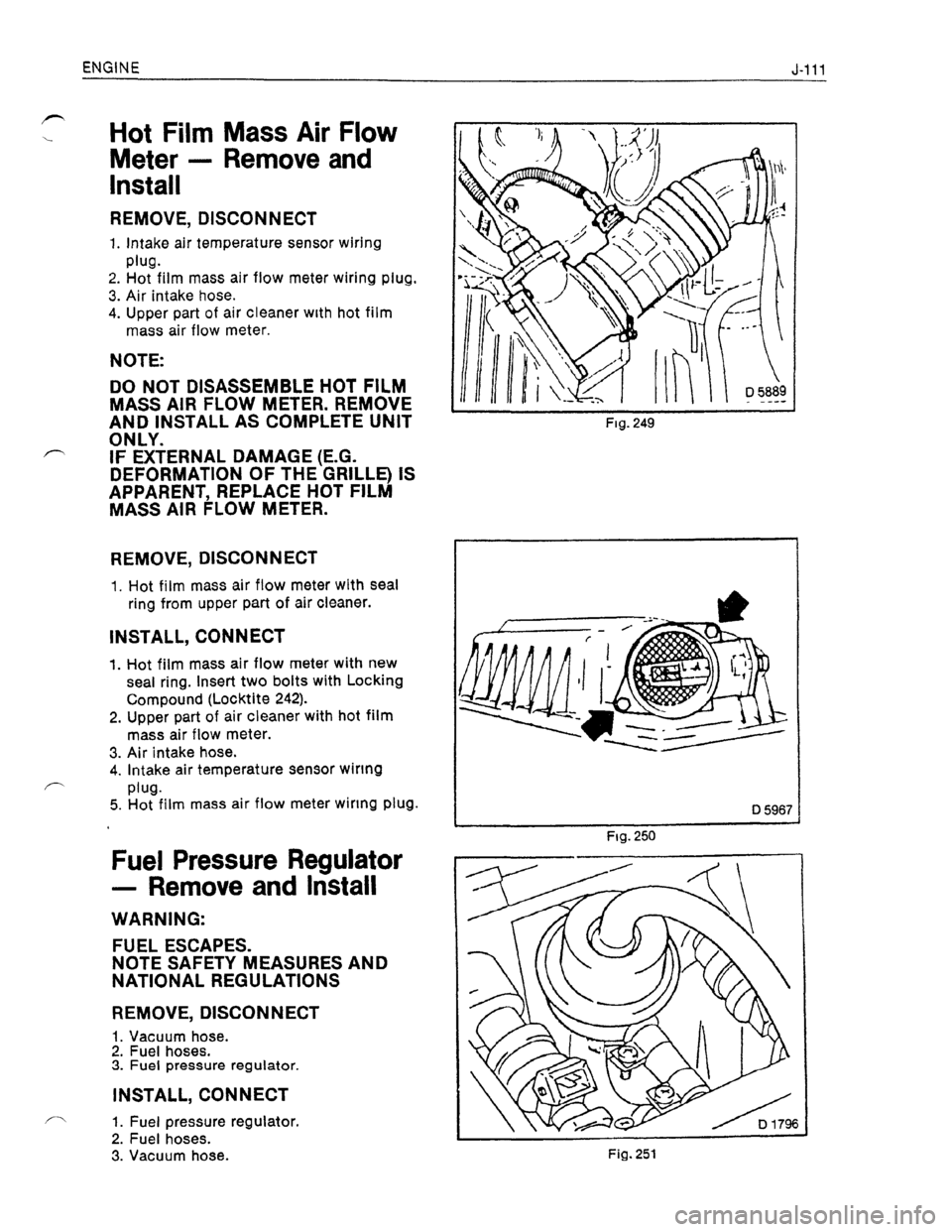 OPEL KADETT 1991  Electronic Workshop Manual Downloaded from www.Manualslib.com manuals search engine   