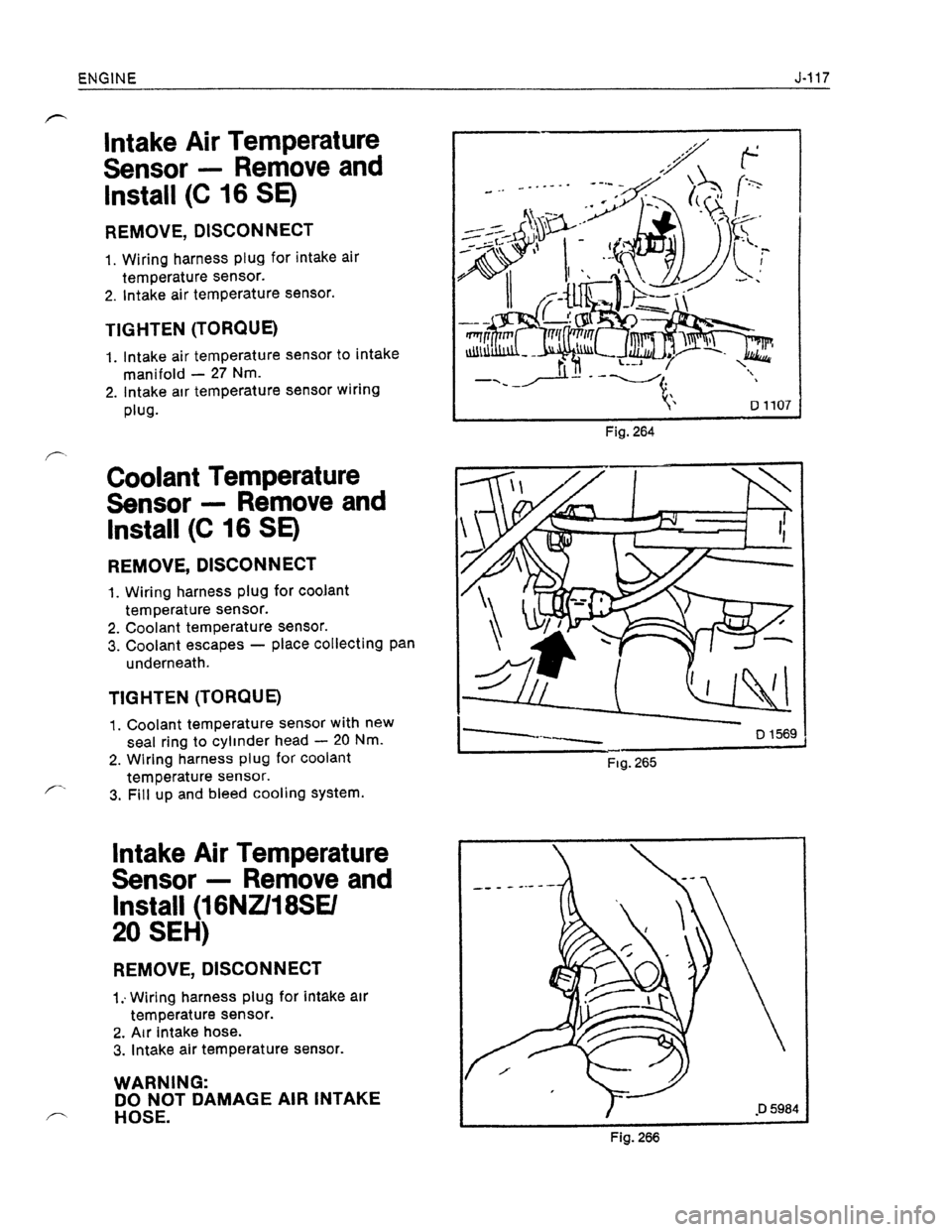OPEL KADETT 1991  Electronic Workshop Manual Downloaded from www.Manualslib.com manuals search engine   