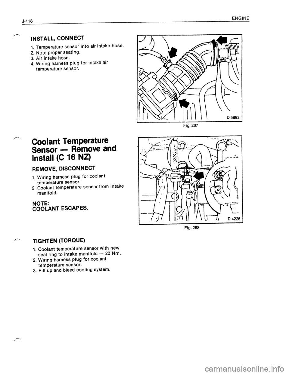 OPEL KADETT 1991  Electronic Workshop Manual Downloaded from www.Manualslib.com manuals search engine   