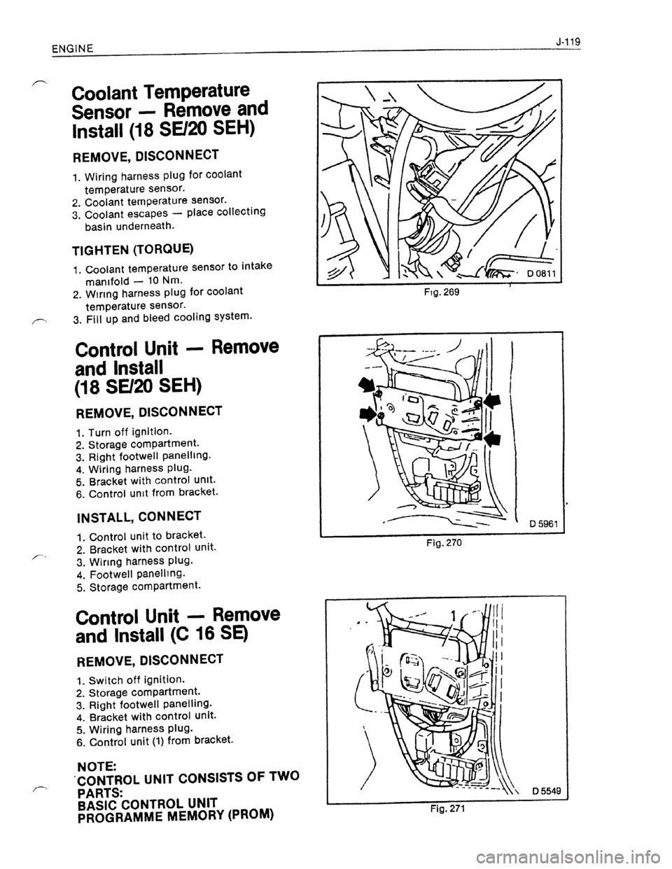 OPEL KADETT 1991  Electronic Workshop Manual Downloaded from www.Manualslib.com manuals search engine   