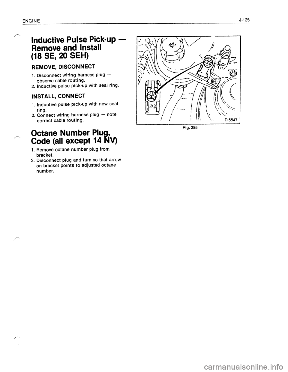 OPEL KADETT 1991  Electronic Workshop Manual Downloaded from www.Manualslib.com manuals search engine   