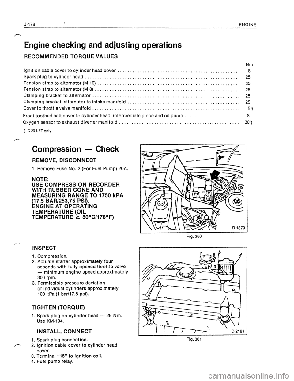 OPEL KADETT 1991  Electronic Workshop Manual Downloaded from www.Manualslib.com manuals search engine   