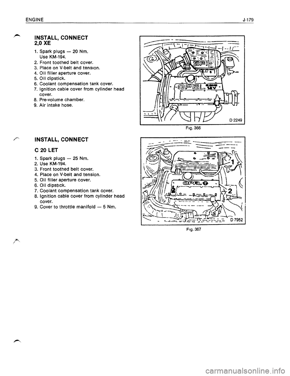 OPEL KADETT 1991  Electronic Workshop Manual Downloaded from www.Manualslib.com manuals search engine   
