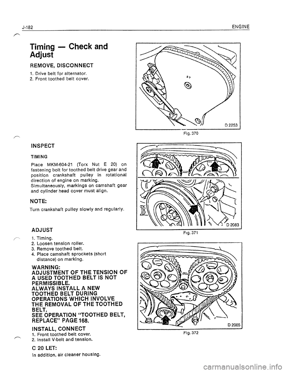 OPEL KADETT 1991  Electronic Workshop Manual Downloaded from www.Manualslib.com manuals search engine   