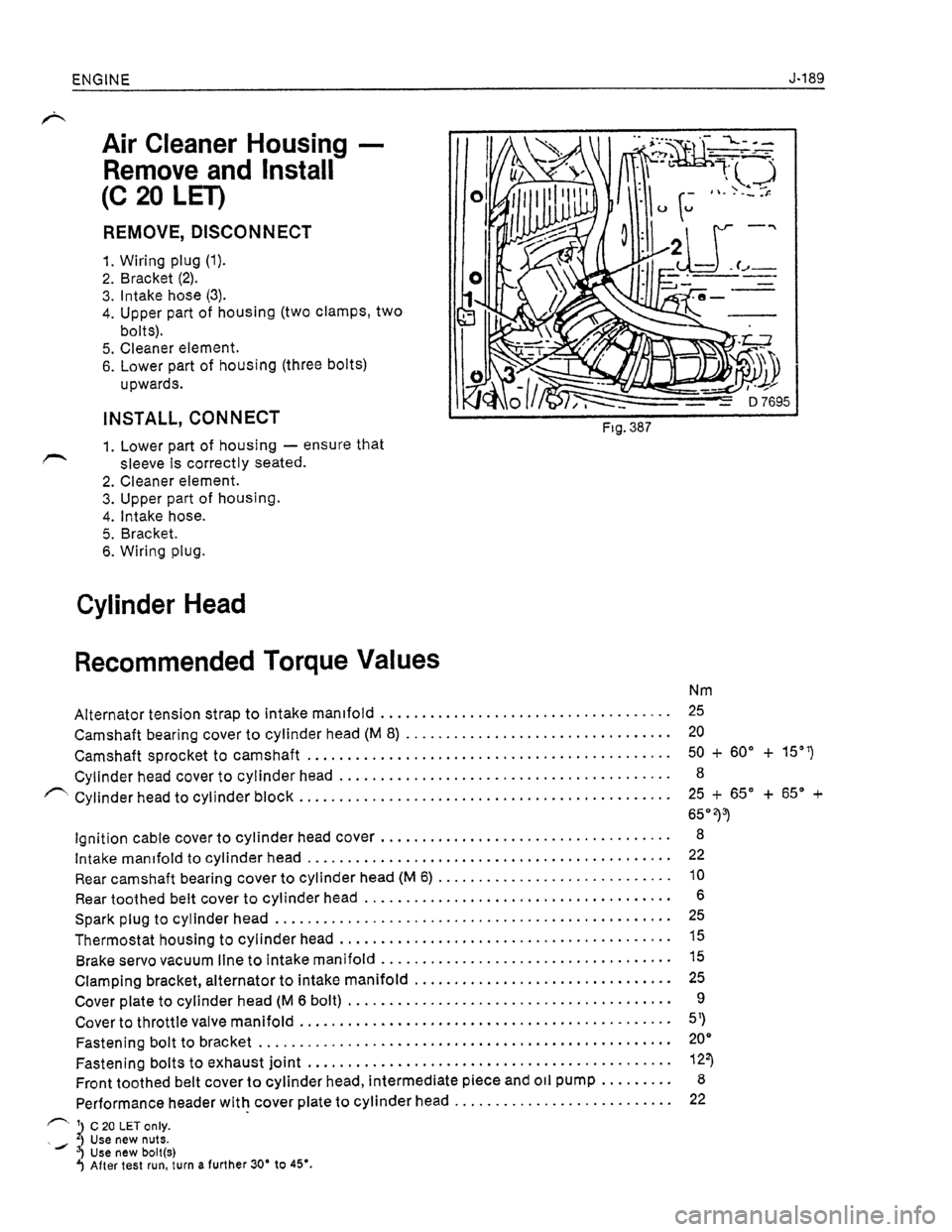 OPEL KADETT 1991  Electronic Workshop Manual Downloaded from www.Manualslib.com manuals search engine   