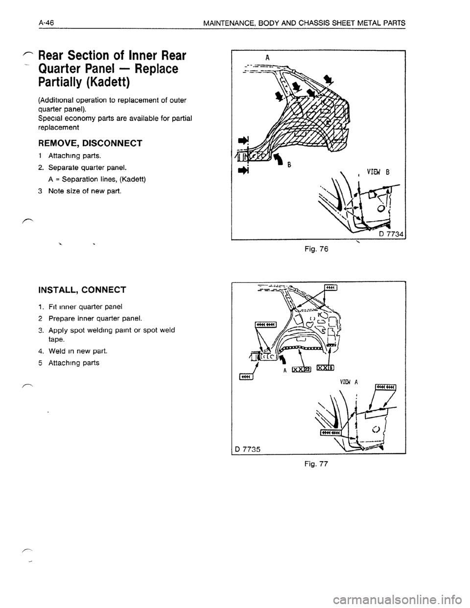 OPEL KADETT 1991  Electronic Workshop Manual Downloaded from www.Manualslib.com manuals search engine   