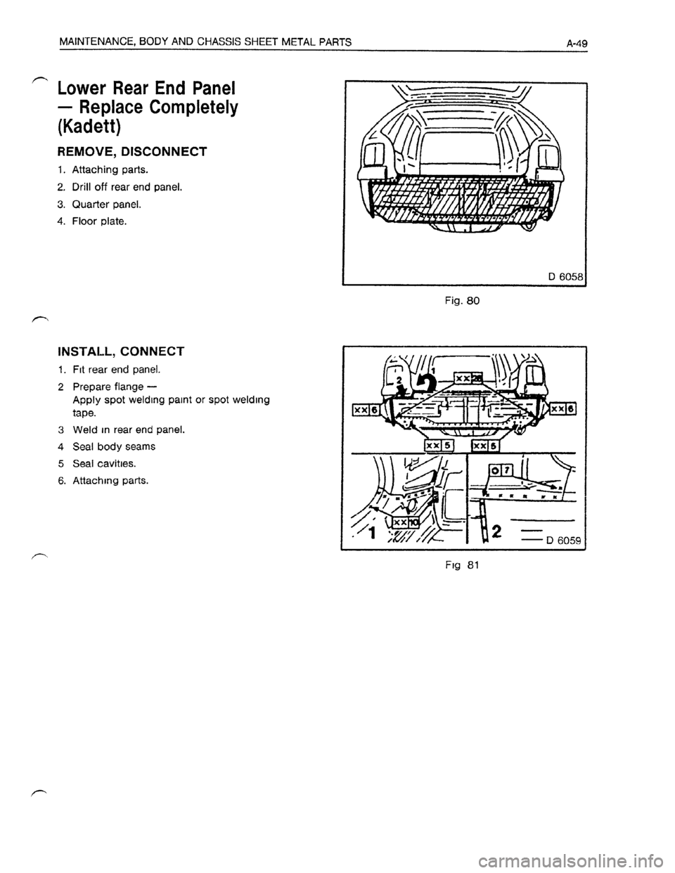 OPEL KADETT 1991  Electronic Workshop Manual Downloaded from www.Manualslib.com manuals search engine   