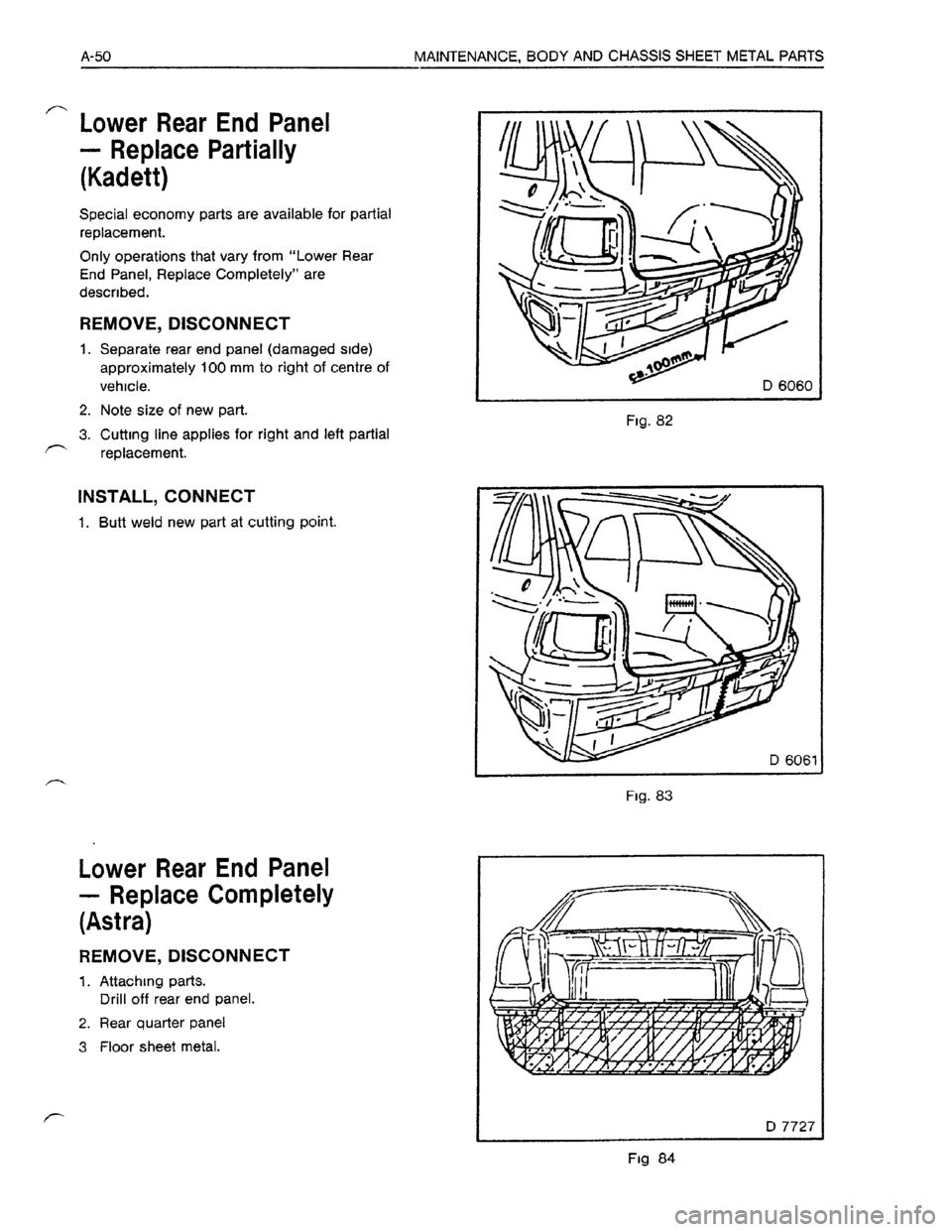 OPEL KADETT 1991  Electronic Workshop Manual Downloaded from www.Manualslib.com manuals search engine   