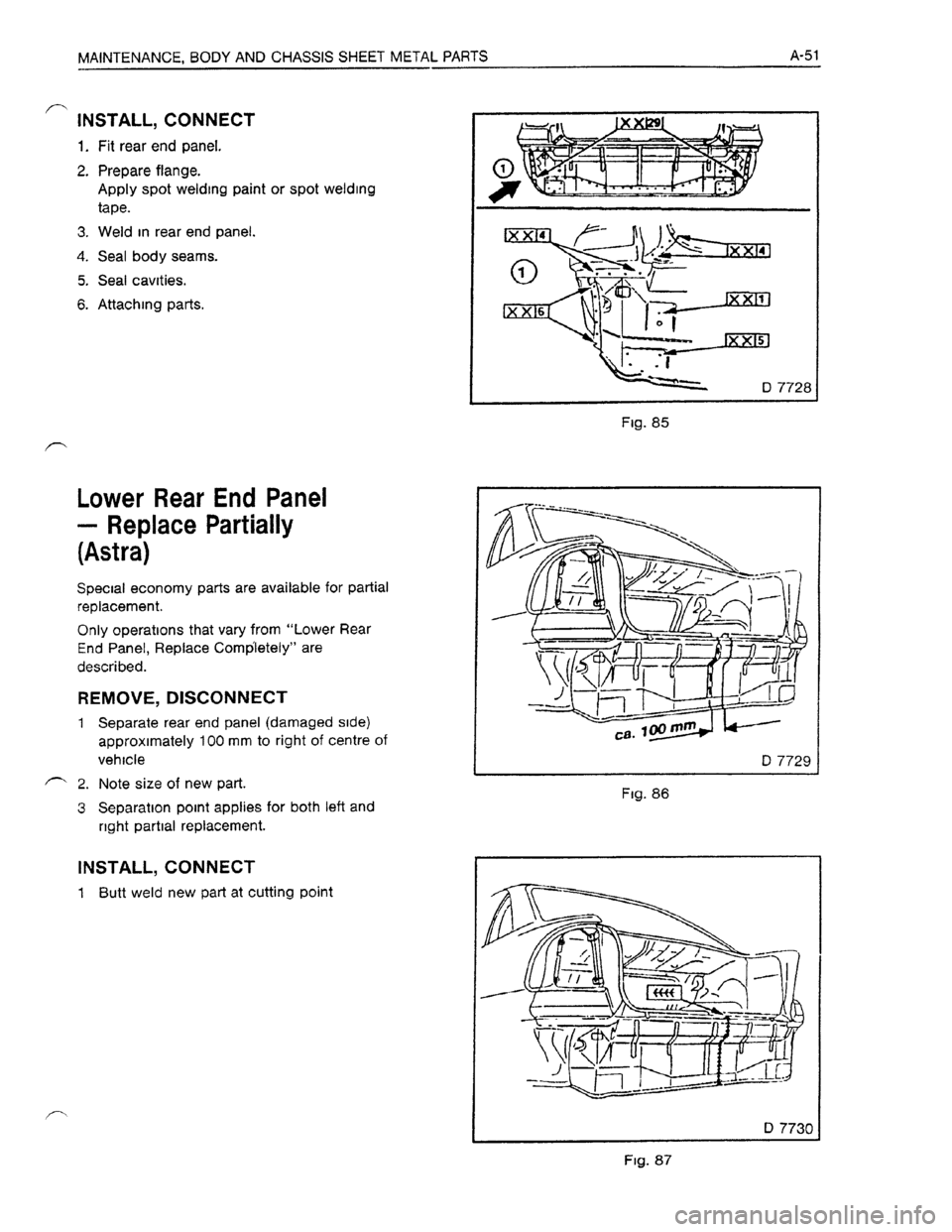 OPEL KADETT 1991  Electronic Workshop Manual Downloaded from www.Manualslib.com manuals search engine   