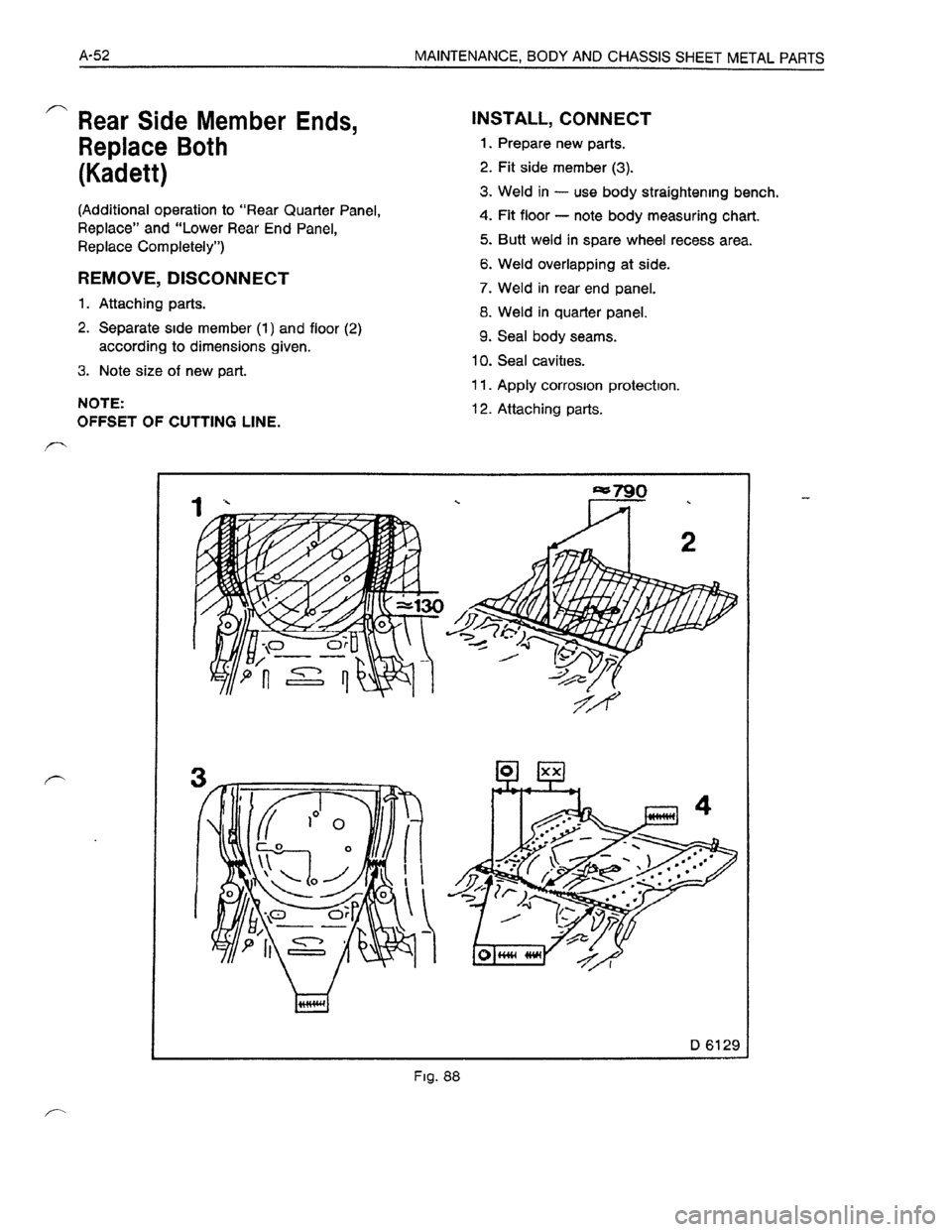 OPEL KADETT 1991  Electronic Workshop Manual Downloaded from www.Manualslib.com manuals search engine   
