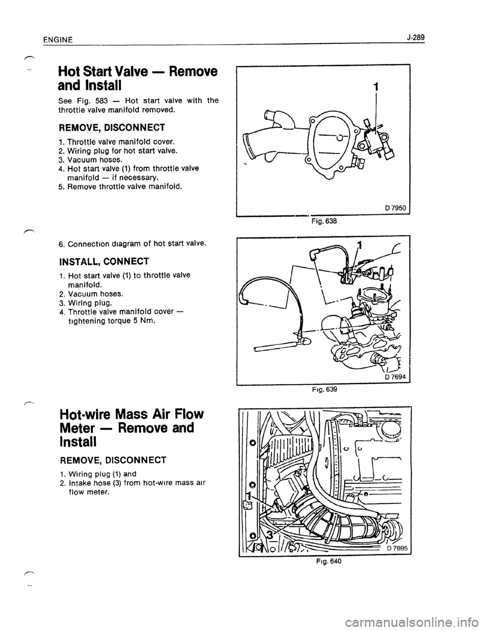 OPEL KADETT 1991  Electronic Workshop Manual Downloaded from www.Manualslib.com manuals search engine   