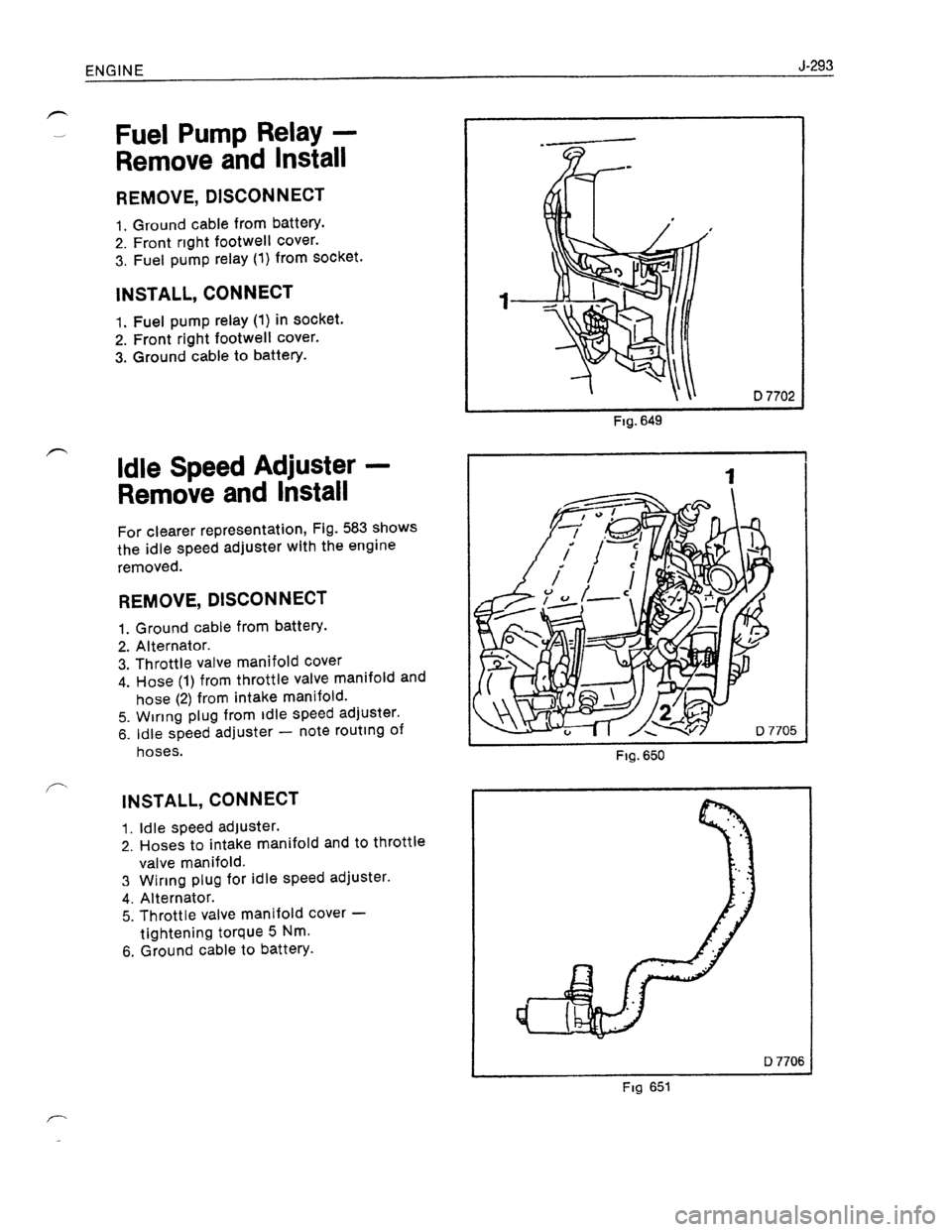 OPEL KADETT 1991  Electronic Workshop Manual Downloaded from www.Manualslib.com manuals search engine   