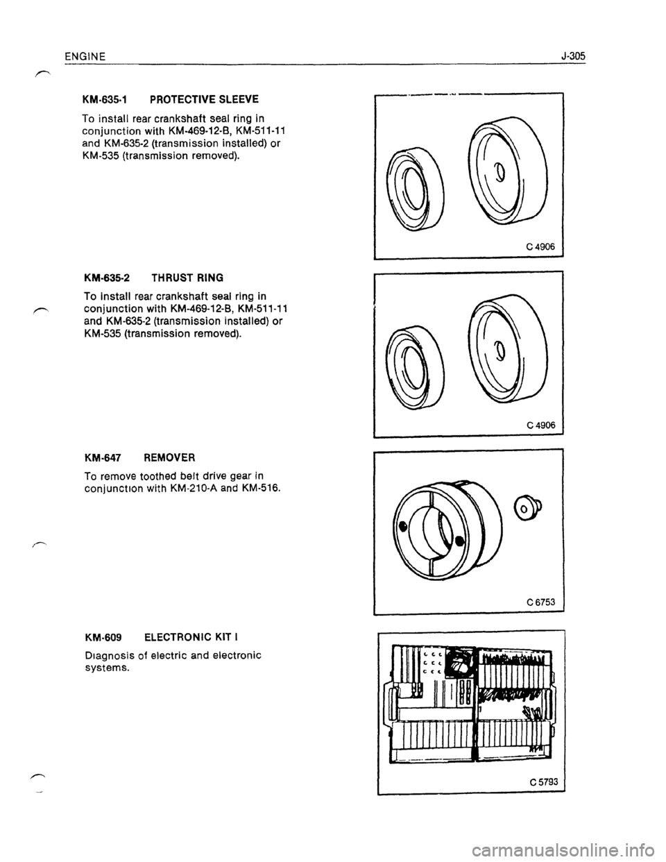 OPEL KADETT 1991  Electronic Workshop Manual Downloaded from www.Manualslib.com manuals search engine   