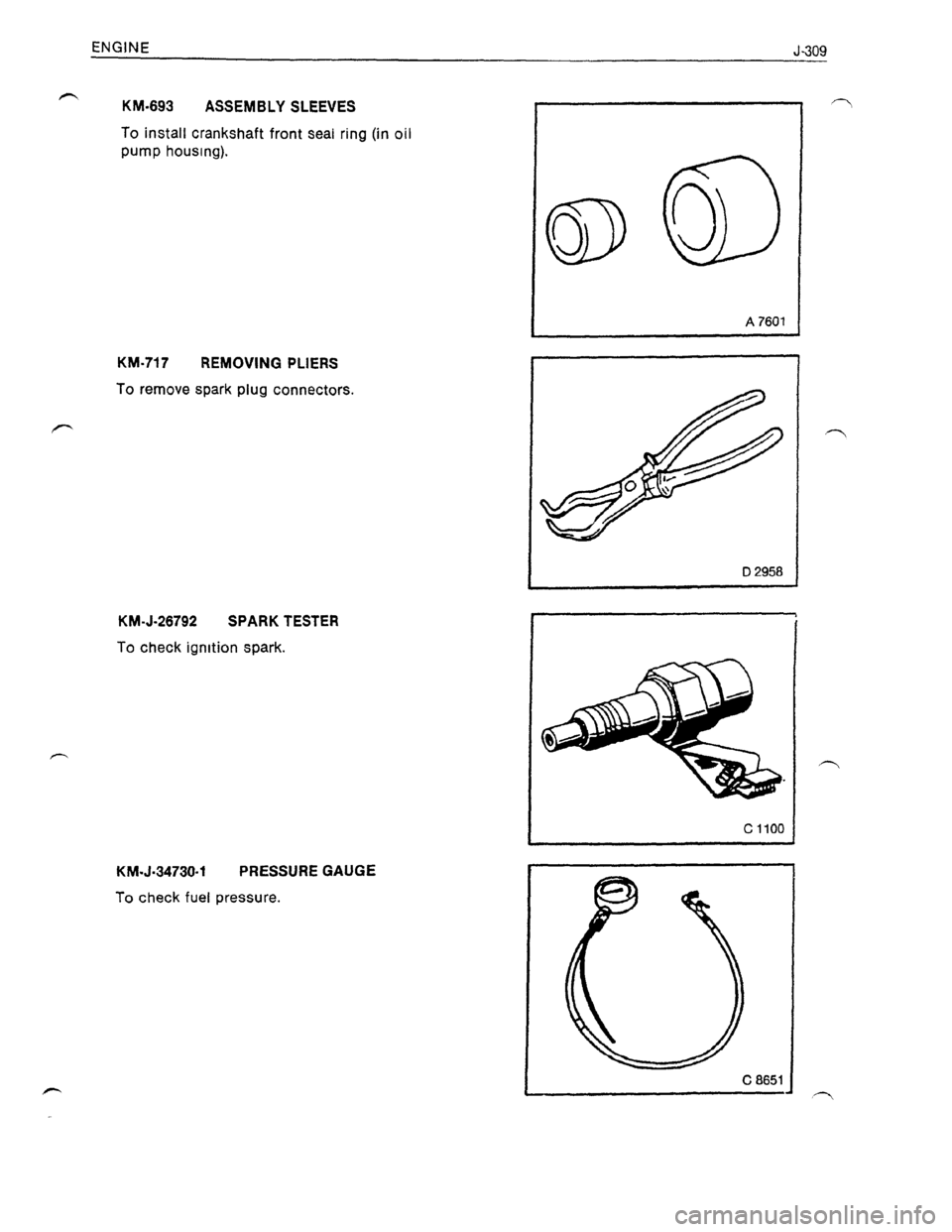 OPEL KADETT 1991  Electronic Workshop Manual Downloaded from www.Manualslib.com manuals search engine   