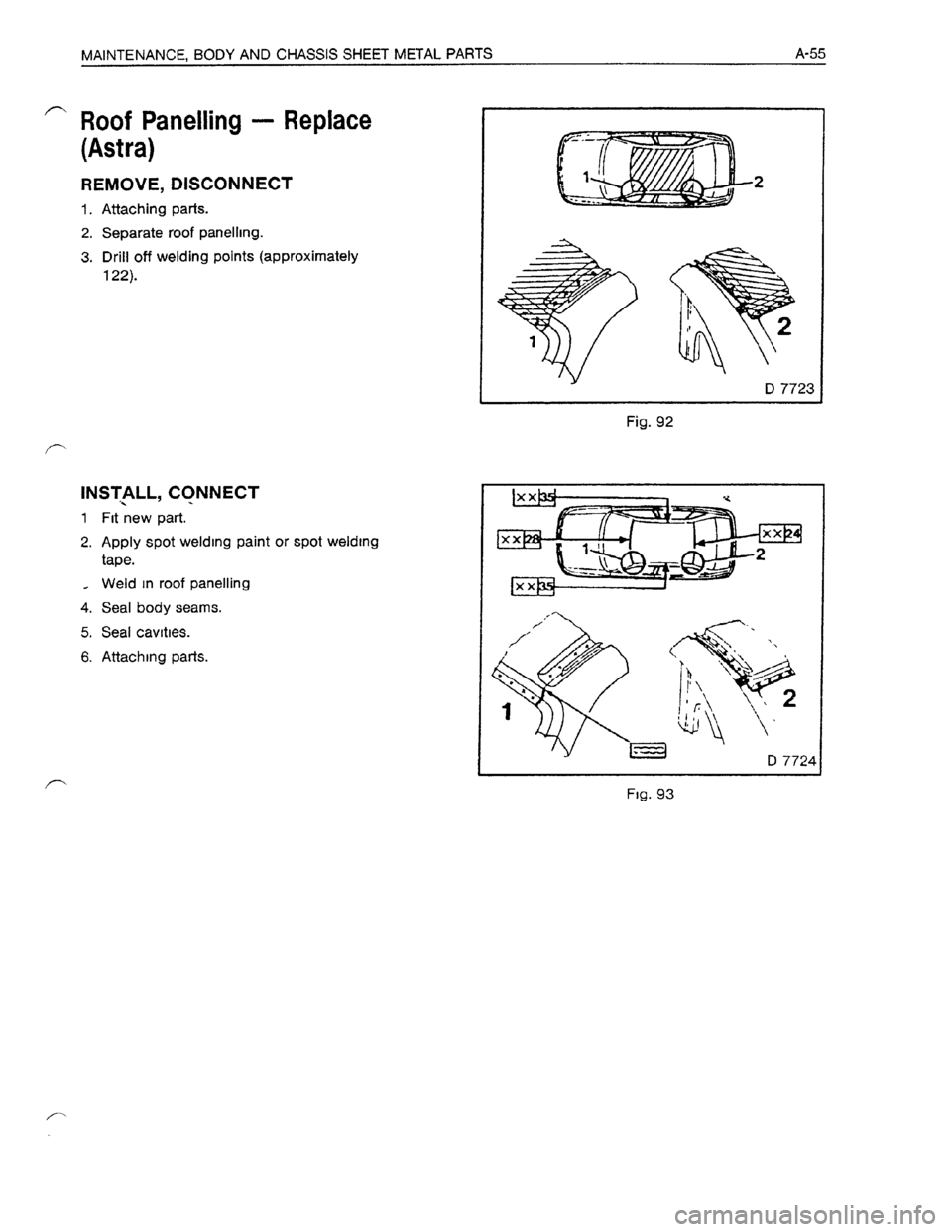 OPEL KADETT 1991  Electronic Workshop Manual Downloaded from www.Manualslib.com manuals search engine   
