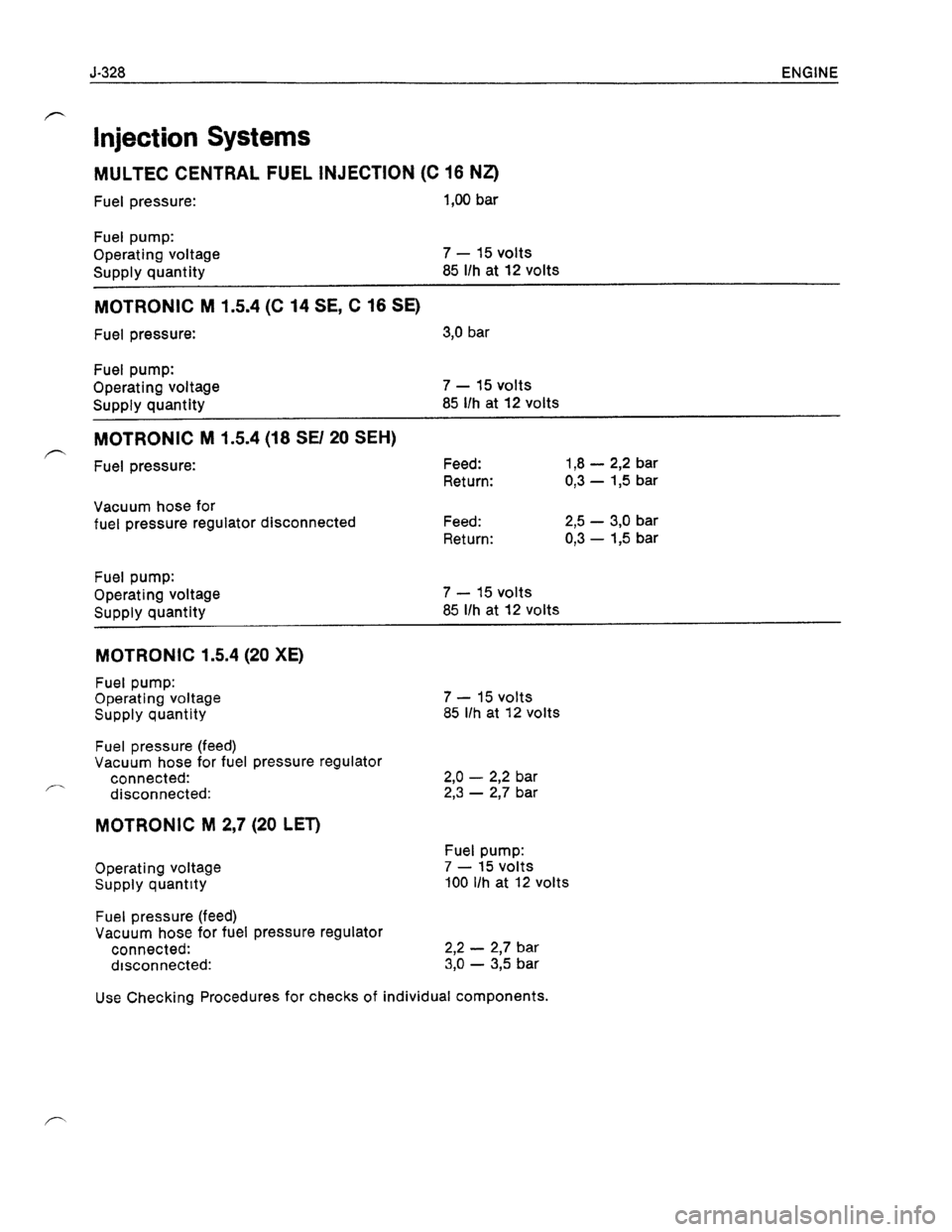 OPEL KADETT 1991  Electronic Workshop Manual Downloaded from www.Manualslib.com manuals search engine   
