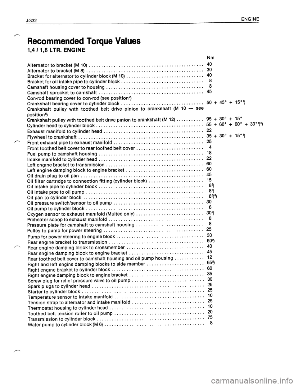OPEL KADETT 1991  Electronic Workshop Manual Downloaded from www.Manualslib.com manuals search engine   