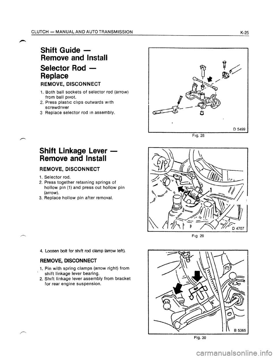 OPEL KADETT 1991  Electronic Workshop Manual Downloaded from www.Manualslib.com manuals search engine   