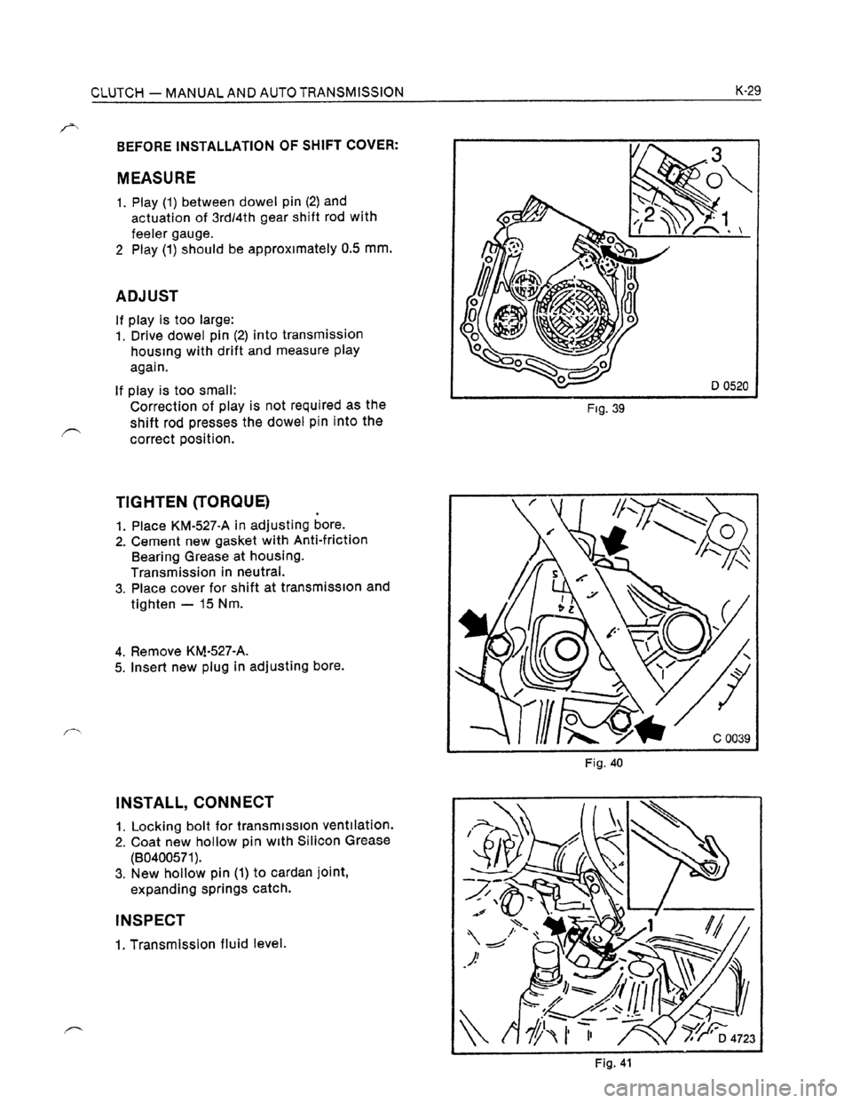 OPEL KADETT 1991  Electronic Workshop Manual Downloaded from www.Manualslib.com manuals search engine   