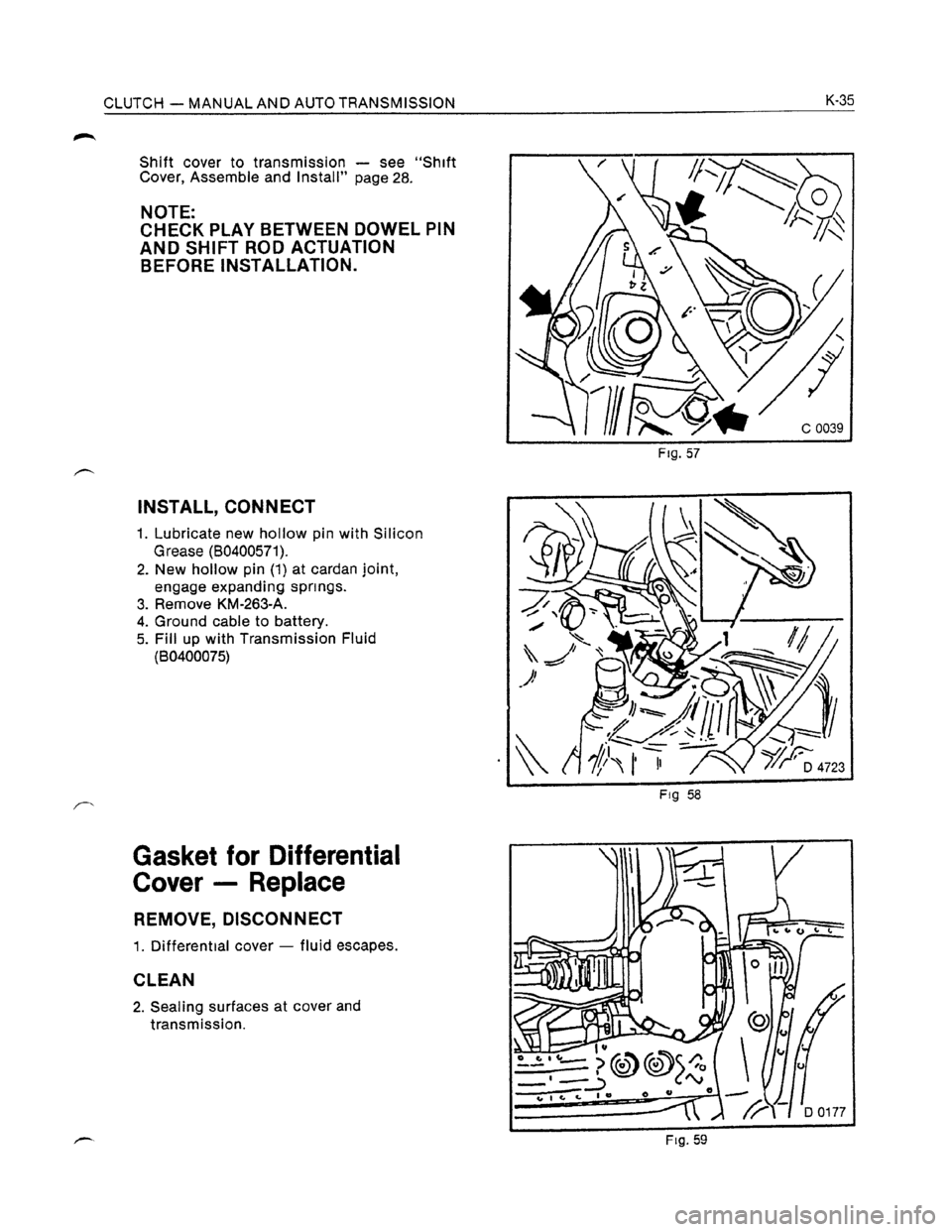 OPEL KADETT 1991  Electronic Workshop Manual Downloaded from www.Manualslib.com manuals search engine   