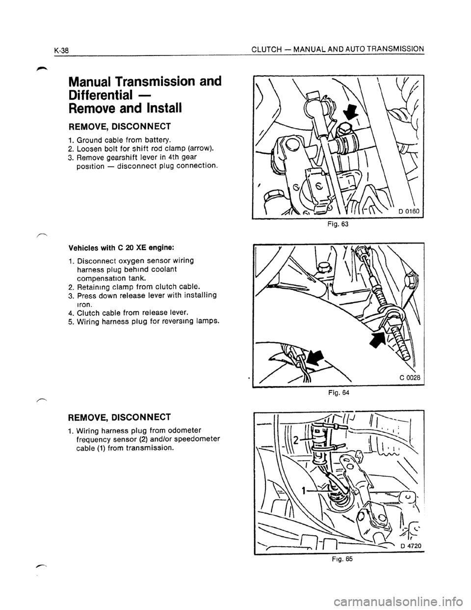 OPEL KADETT 1991  Electronic Workshop Manual Downloaded from www.Manualslib.com manuals search engine   