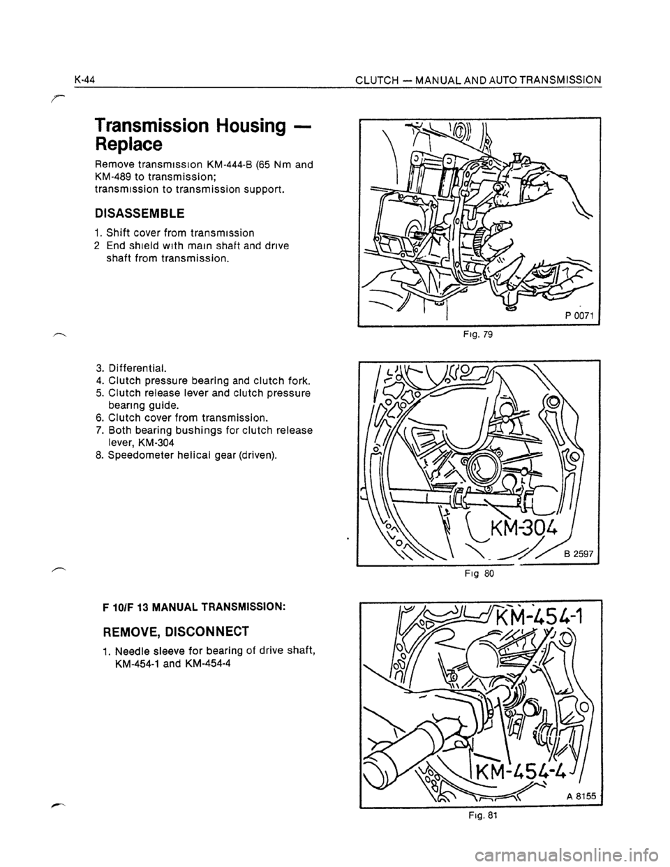 OPEL KADETT 1991  Electronic Workshop Manual Downloaded from www.Manualslib.com manuals search engine   