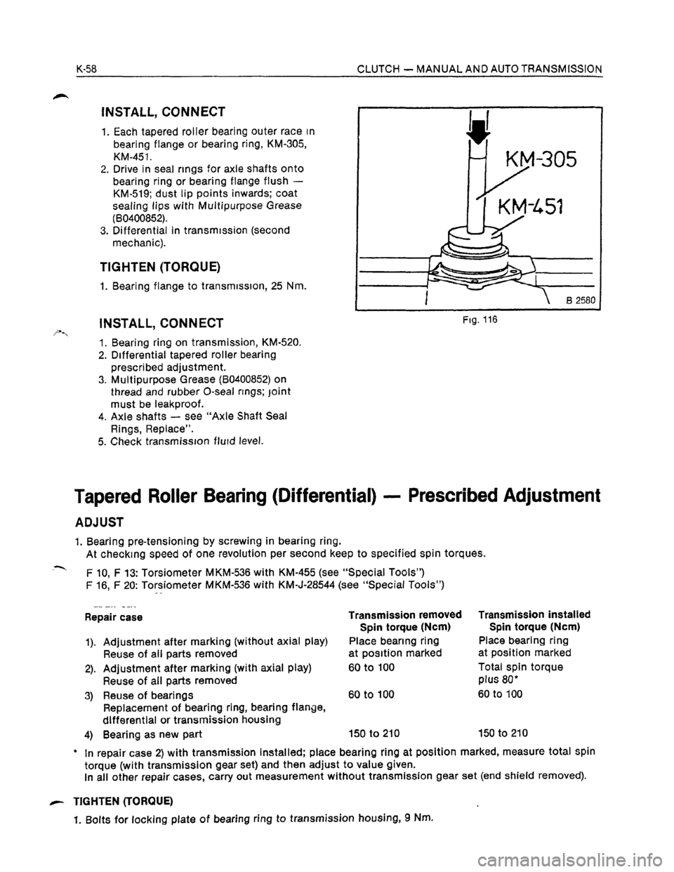 OPEL KADETT 1991  Electronic Workshop Manual Downloaded from www.Manualslib.com manuals search engine   