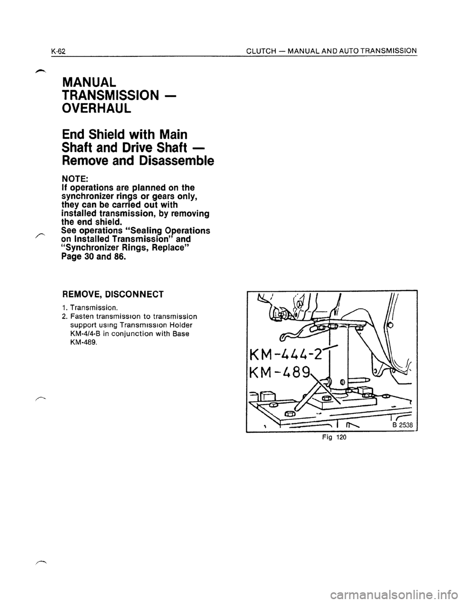 OPEL KADETT 1991  Electronic Workshop Manual Downloaded from www.Manualslib.com manuals search engine   