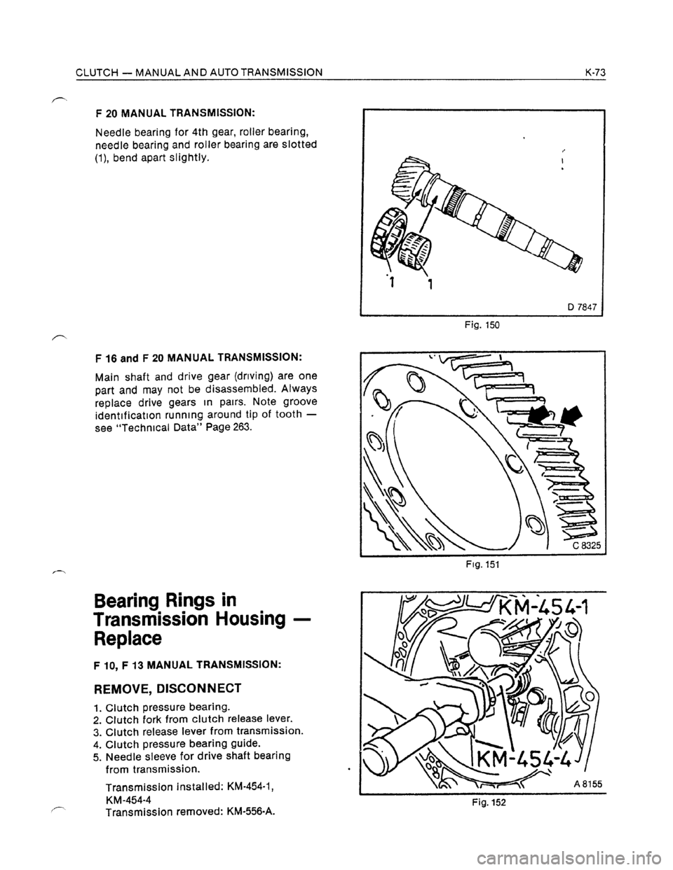 OPEL KADETT 1991  Electronic Workshop Manual Downloaded from www.Manualslib.com manuals search engine   
