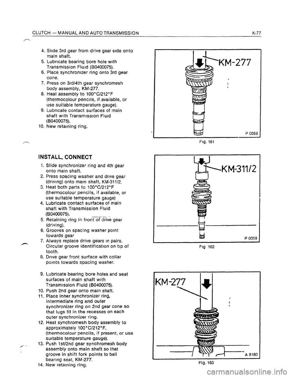 OPEL KADETT 1991  Electronic Workshop Manual Downloaded from www.Manualslib.com manuals search engine   