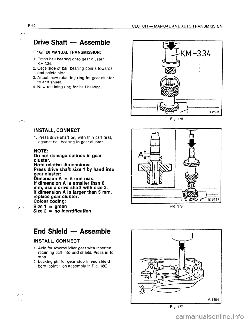 OPEL KADETT 1991  Electronic Workshop Manual Downloaded from www.Manualslib.com manuals search engine   