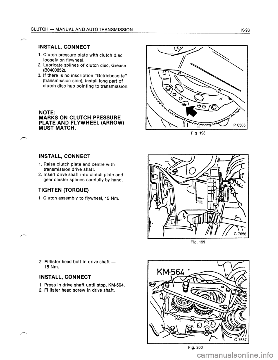 OPEL KADETT 1991  Electronic Workshop Manual Downloaded from www.Manualslib.com manuals search engine   