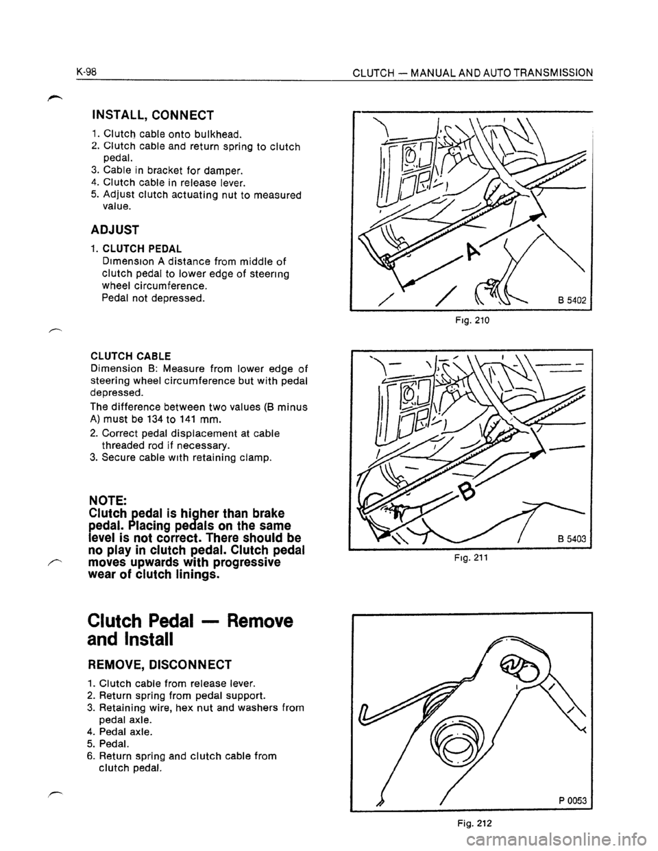 OPEL KADETT 1991  Electronic Workshop Manual Downloaded from www.Manualslib.com manuals search engine   