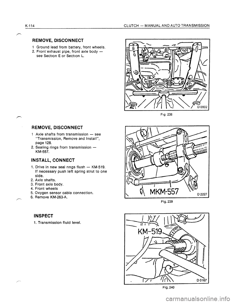 OPEL KADETT 1991  Electronic Workshop Manual Downloaded from www.Manualslib.com manuals search engine   