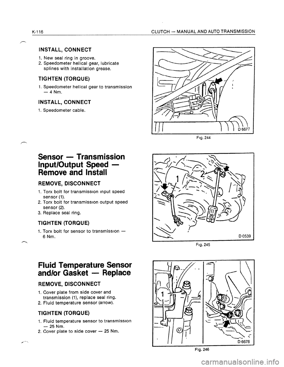 OPEL KADETT 1991  Electronic Workshop Manual Downloaded from www.Manualslib.com manuals search engine   