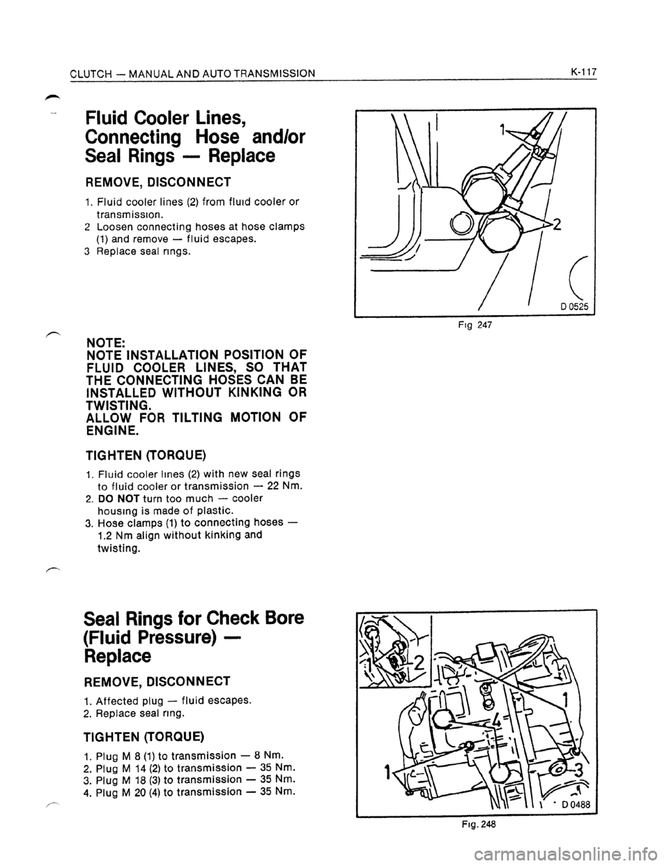 OPEL KADETT 1991  Electronic Workshop Manual Downloaded from www.Manualslib.com manuals search engine   
